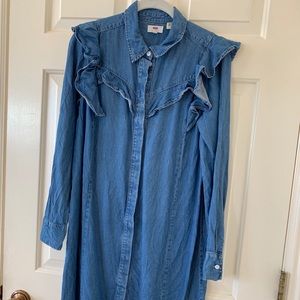 Levi’s ruffle front dress RARE